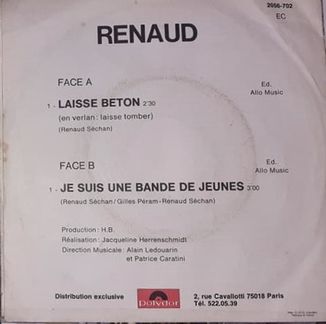 Laisse Béton (Place De Ma Mob) – Parlez-moi De Renaud